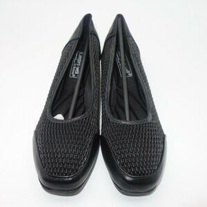 NEW Comfort-well Beacon Stretch-n-Form Pumps Black Square Medium Heel Shoes 10